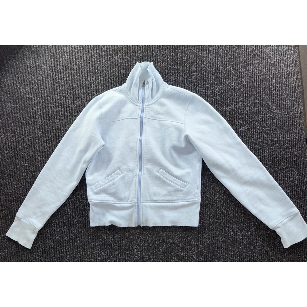Lululemon Define Jacket Blue Full Zip Scuba Size 2 XS Fitted Stretch Womens
